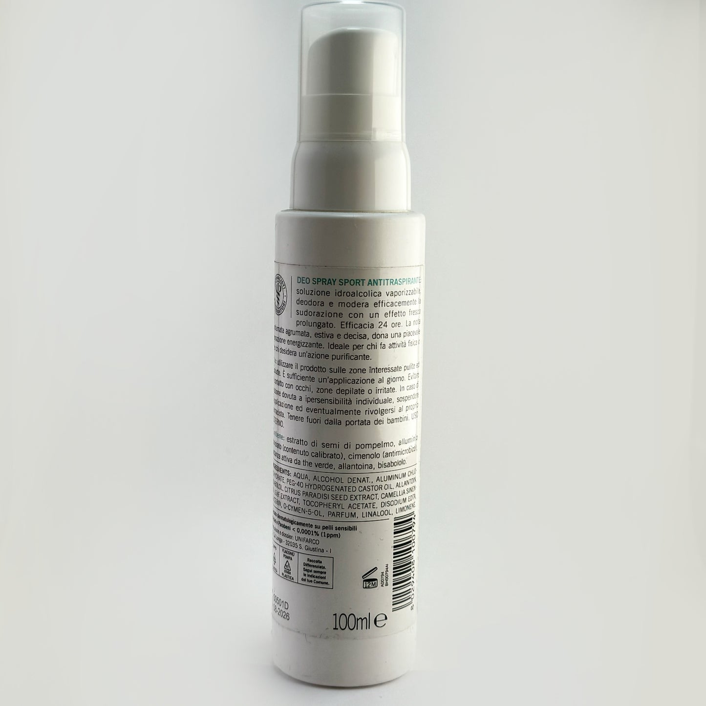 Deospray sport antitraspirante