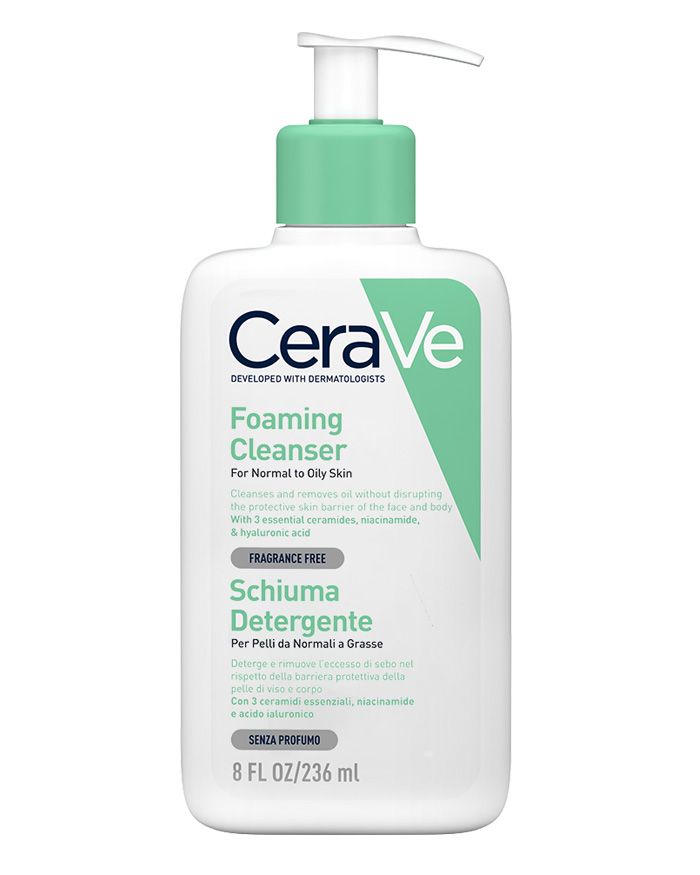 CeraVe Schiuma Detergente Viso Pelle Grassa Seboregolatrice 236 ml