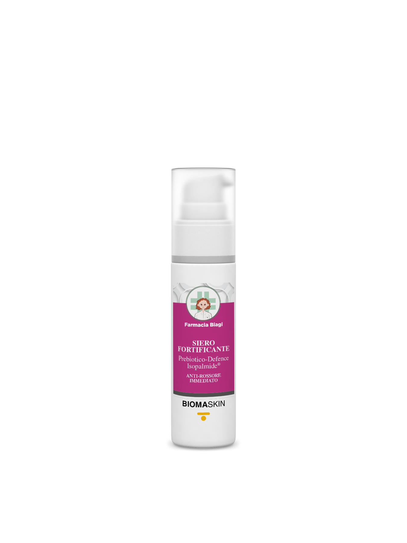 SIERO FORTIFICANTE BIOMASKIN
Prebiotico-Defence, Isopalmide®