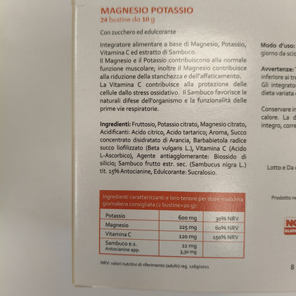 BÌNTEGRA magnesio e potassio 24 bustine