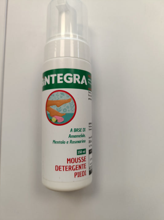 Mousse detergente piedi